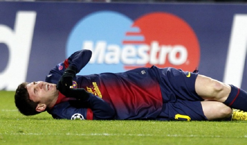 Infortunio Messi:  Rottura del legamento collaterale del ginocchio sinistro