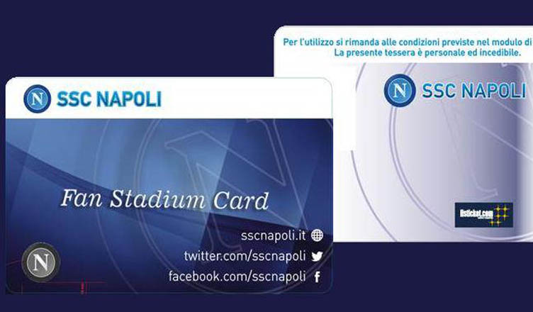 Il Napoli manda in pensione la Tessera del Tifoso: nasce la “Fan Stadium Card”