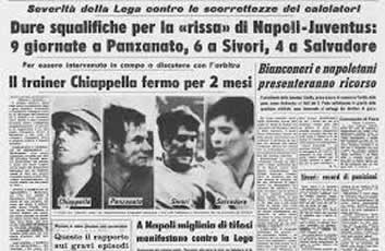 Napoli Juventus 1968. Come Sivori lasciò il Napoli ed il calcio