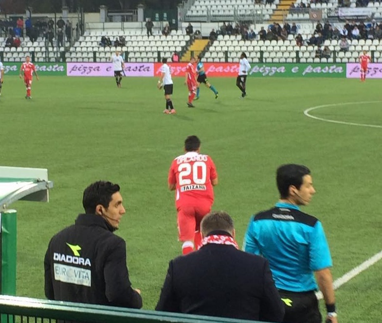 SERIE B- Minuto 53′ esplode il “R. Menti”: arriva la prima rete di Francesco Orlando