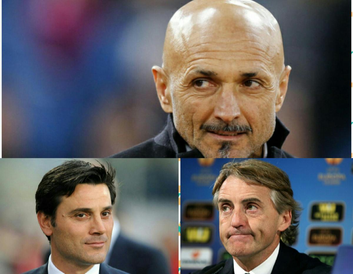 CorrSport – Rivoluzione panchine in Serie A: Mancini-Milan, Montella-Roma, Spalletti-Inter