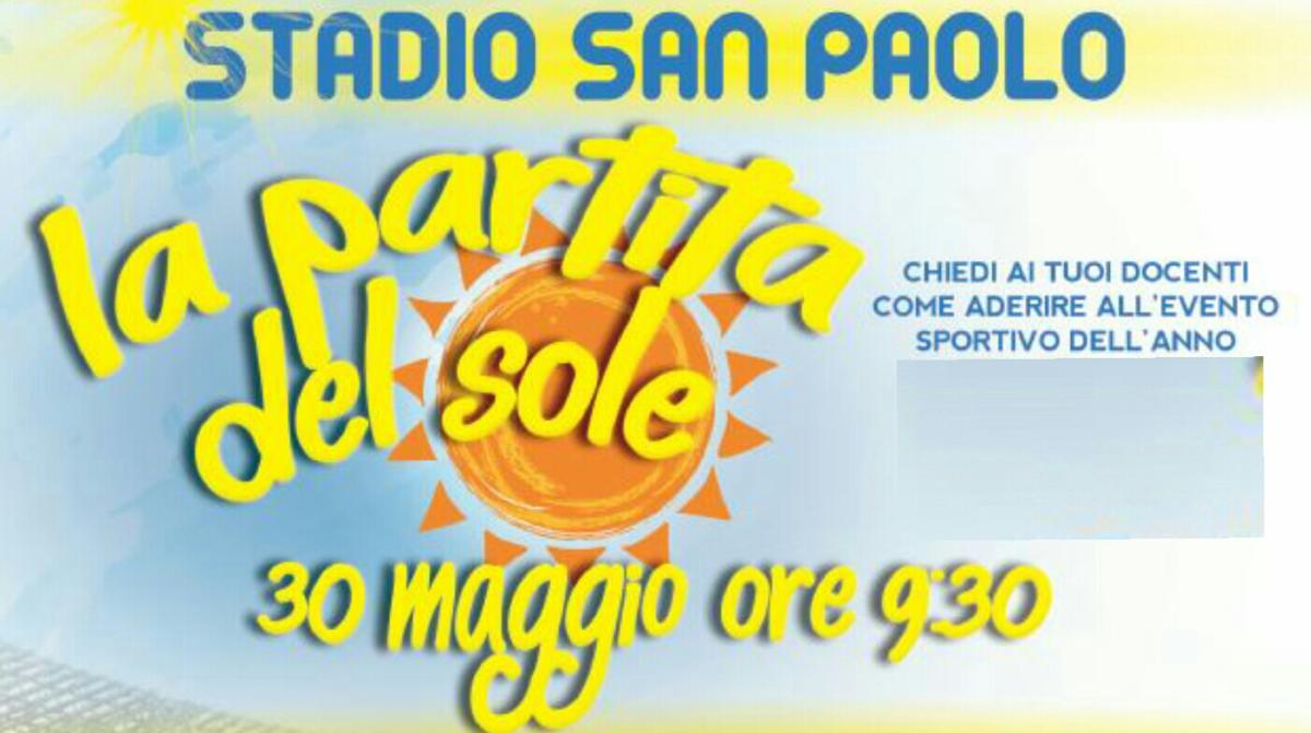 Partita del Sole: domani al San Paolo va in scena la beneficenza, tanti i Vip presenti