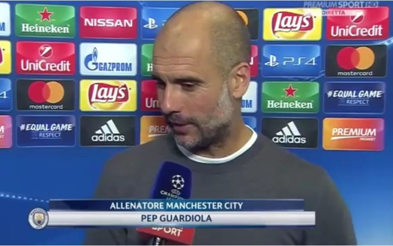 Guardiola: “Nei primi 20′ siamo stati massacrati dal Napoli, la squadra più forte che ho incontrato in carriera. Ne sono innamorato”