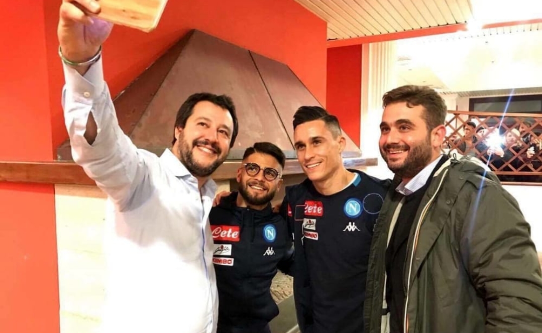 Il Napoli, Salvini e quel selfie che richiama la superstizione