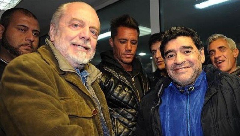 FOTO – Caso ADL-Maradona? Cronache di Napoli titola cosí: “De Laurentiis choc, schiaffo a Maradona e History Channel”