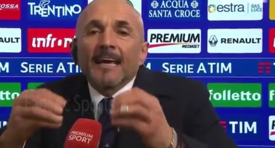 VIDEO – Spalletti, furia in diretta col conduttore Mediaset: “Si l’ho detto, adesso cosa hai vinto?”