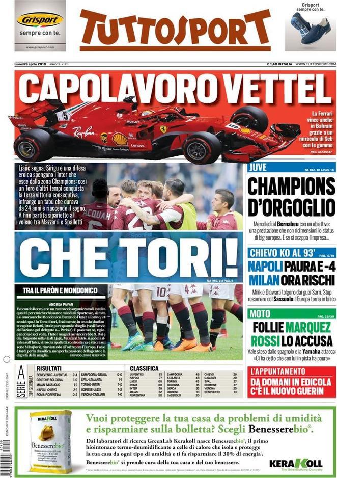 Tuttosport: “Napoli, paura e meno quattro: Milik e Diawara tolgono dai guai Sarri”