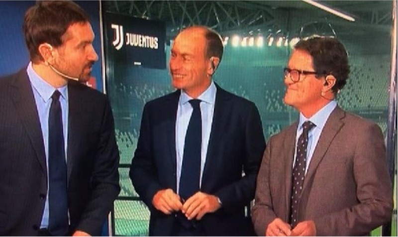 VIDEO – Simpatico siparietto in diretta a Sky: “Vittoria Frosinone a Napoli a 17!”. La reazione di Capello