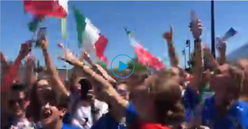 VIDEO – Italia-Olanda, entusiasmo alle stelle per le azzurre