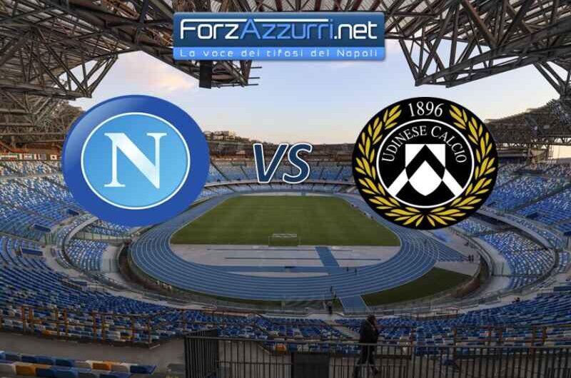 Napoli-Udinese: le formazioni ufficiali del match