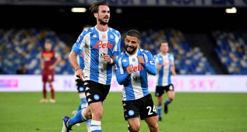 Napoli-Lazio: Insigne e Fabian ancora in dubbio