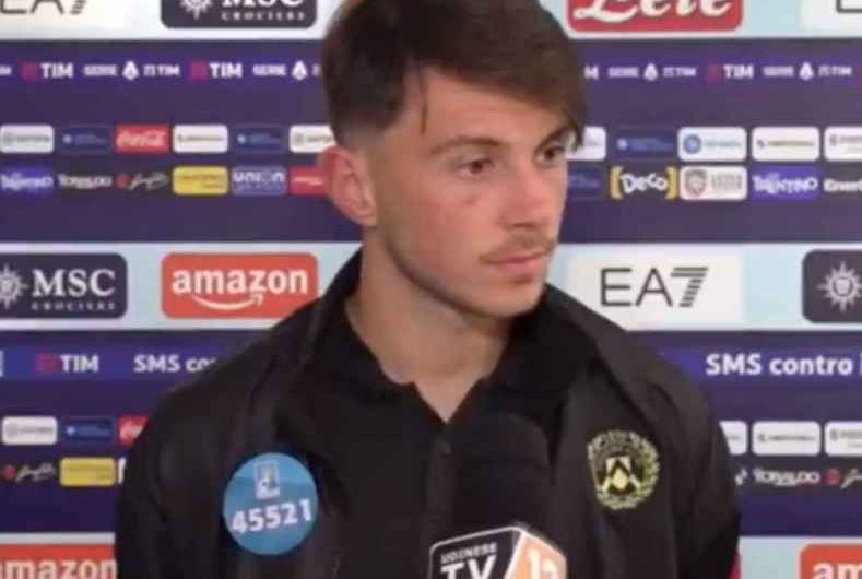 Napoli-Udinese, Samardzic: “Partita da pareggio, dispiace non aver fatto punti”