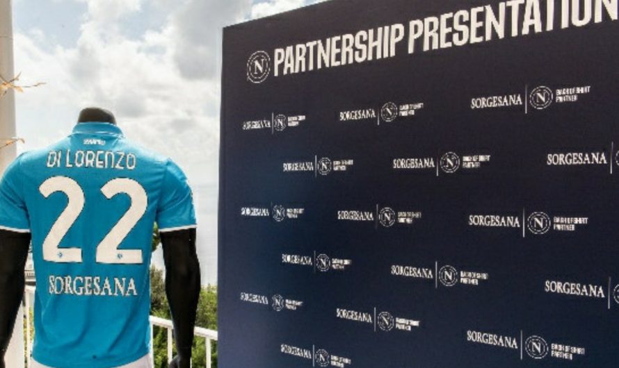 UFFICIALE – Il nuovo Back-of-Shirt Partner della SSC Napoli è Sorgesana (VIDEO)
