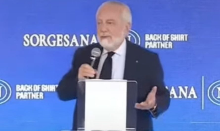 Presentazione partnership Napoli-Sorgesana, ADL: “Vinto Scudetto rispettando regole e valori. Investiti 150mln nel mercato estivo”