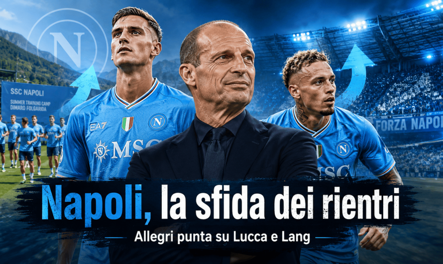 Napoli, 65 milioni ‘in cassa’ che Allegri dovrà provare a rilanciare